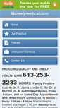 Mobile Screenshot of mcneelymedicalclinic.com